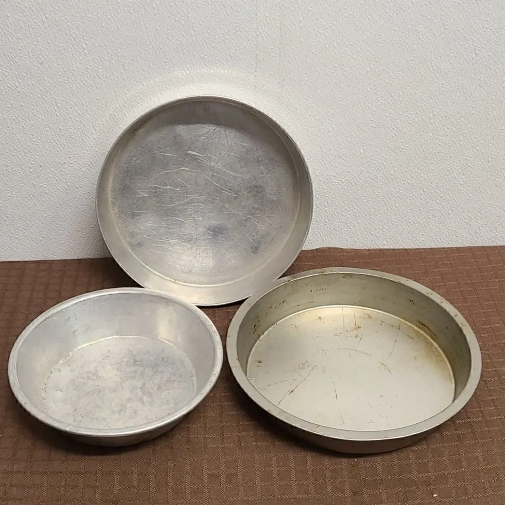 ‎Aluminum cake and pie plan set
